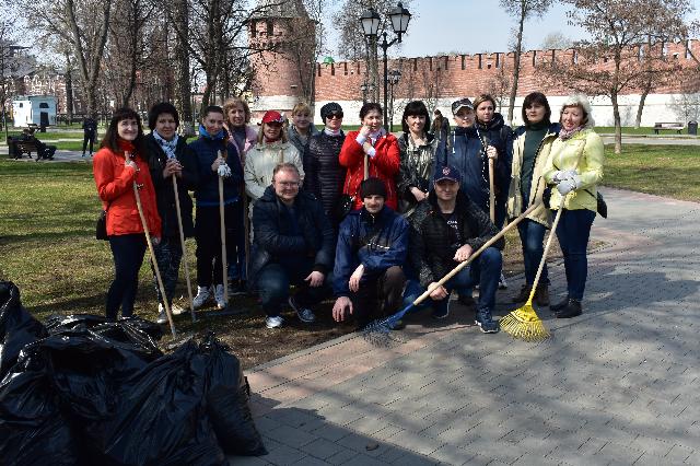 Участие счетной палаты Тульской области в субботнике