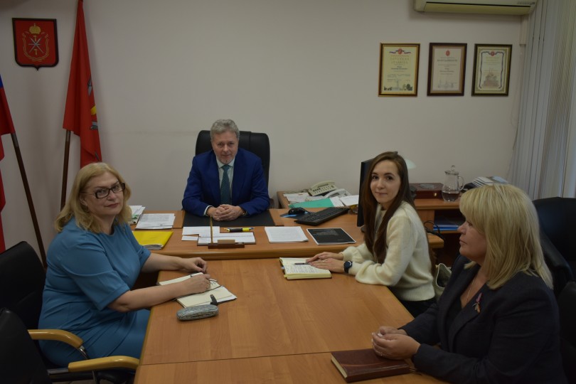Рабочая встреча с представителями Контрольно-счетной палаты Астраханской области