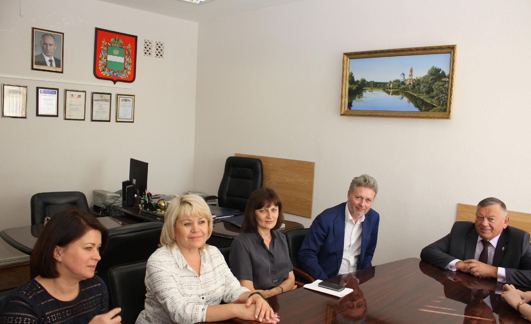 Рабочая встреча в контрольно-счетной палате Калужской области