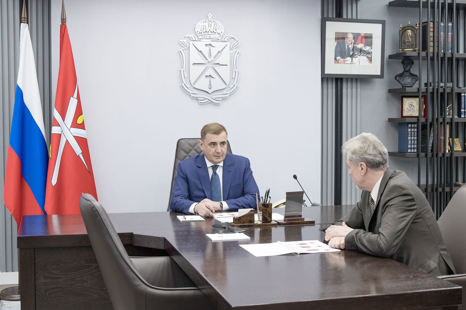 Рабочая встреча с Губернатором Тульской области 12 апреля 2023 года