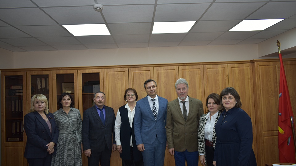 Рабочая встреча с представителями контрольно-счетной палаты Курской области